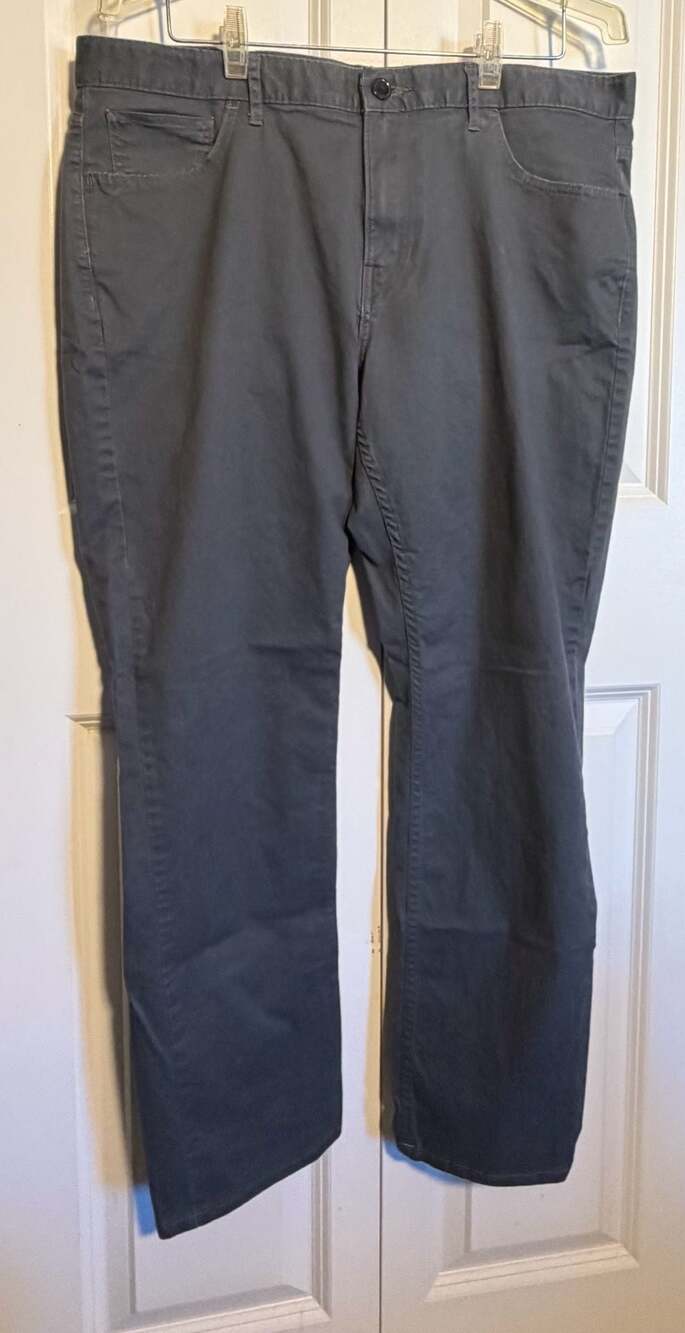 Michael Kors Men’s Straight-Leg Pants in Charcoal Gray